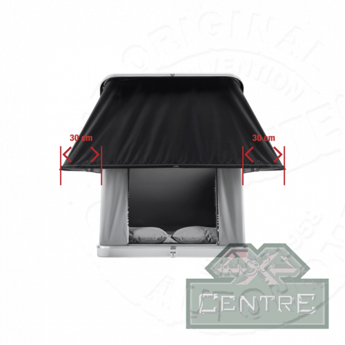 Палатка на крышу автомобиля AUTOHOME COLUMBUS VARIANT X-LARGE, тент серый, лестница 215 мм