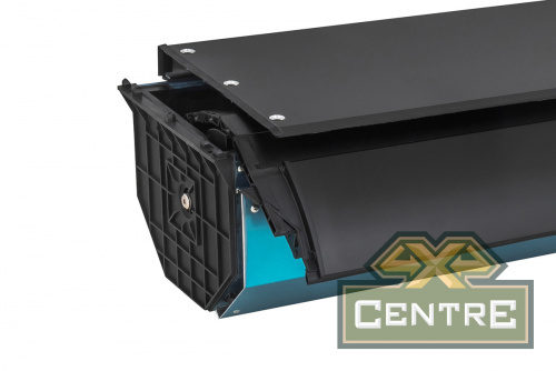 Крышка кузова Toyota Hilux 2015+, роллета раздвижная, алюминиевая, черная