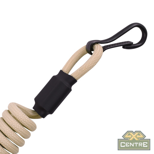 Страховочный тренчик CORD из паракорда с креплением на ремень и карабином (tan)
