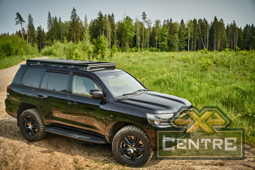 Багажник экспедиционный (платформа) алюминиевый РИФ 1200x2080 мм для Toyota Land Cruiser Prado 200 (