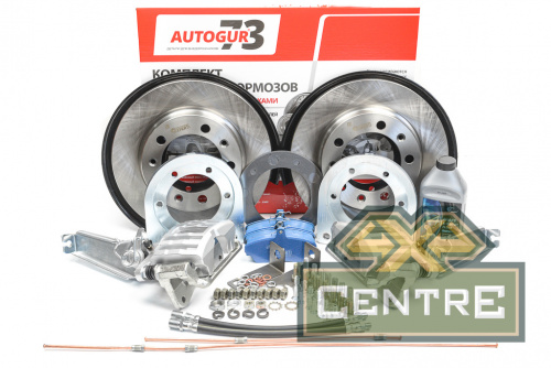 Тормоза дисковые задние УАЗ Патриот 2013+ мост Спайсер под ручник