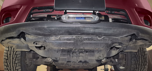 Площадка РИФ под лебёдку в штатный бампер JAC T6, SOLLERS ST6