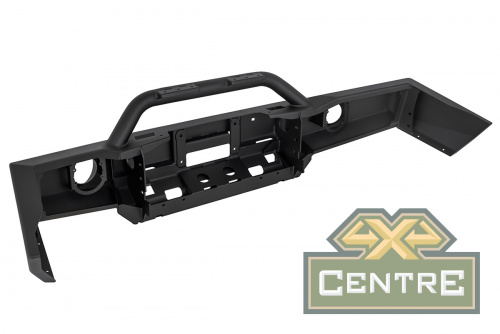 Бампер РИФ силовой передний JAC T6, SOLLERS ST6 под штатные фары, с центральной защитной дугой, стан