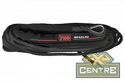 Трос для лебёдки синтетический РИФ 6 мм/15 м, черный