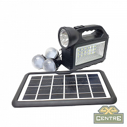 Фонарь аккумуляторный кемпинговый GD101 (три лампы + фонарь + кемпинговый свет)