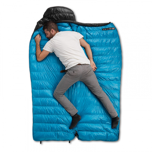 Мешок спальный Naturehike Ultralight CW400 M , 210х75 см, (правый) (ТК: +5°C), черный