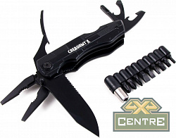 Мультитул (плоскогубцы) "СЛЕДОПЫТ-ARMADA", 112х35х21 мм, 8 предметов