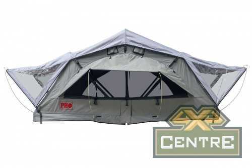 Палатка на крышу автомобиля РИФ Soft RT01-140 усиленная, тент серый