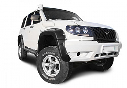 Расширители арок Lapter на УАЗ Патриот ТКУ 3163С  (Без накладок на оба бампера) 