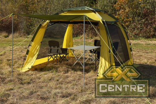 Шатёр автомат Maverick Fortuna 300 (хаки/желто-горчичный)