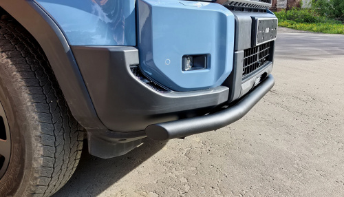 Бампер РИФ силовой передний Toyota Land Cruiser Prado 250 c защитой радиатора