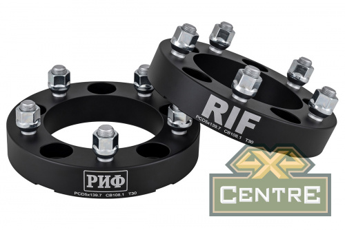 Проставки колёсные РИФ 5x139.7, ЦО 108,1 мм, толщина 30 мм, 14x1.5 (2 шт.)