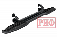 Пороги РИФ силовые Toyota Land Cruiser Prado 150 (чёрные)