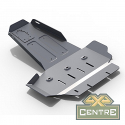 Защита картера + КПП Jeep Wrangler JK 2D, 4D, V - 2.8D,МКПП (2007-2017)