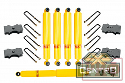 Лифт-комплект РИФ УАЗ Буханка многолистовая (рессоры шириной 45 мм) лифт 30 мм