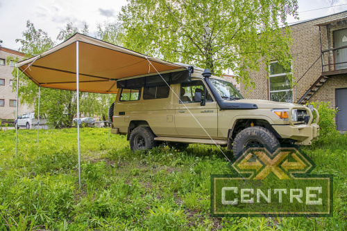Маркиза автомобильная РИФ комбинированная (прямоугольная с веерной частью) 2,5 м (правая)