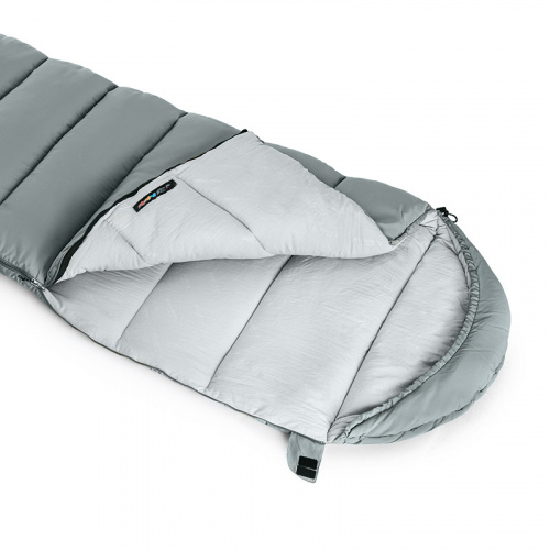 Мешок спальный Naturehike Evenlope M180, (190+30)х80 см, (левый) (ТК: +12°C), серый