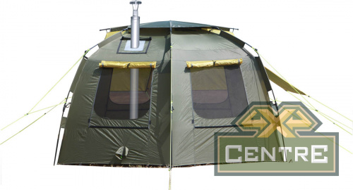 Палатка автомат всесезонная 4 Season Thermal, цвет хаки/желтый