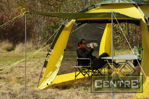Шатёр автомат Maverick Fortuna 300 (хаки/желто-горчичный)