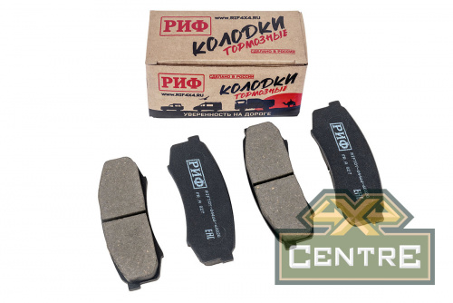 Колодки тормозные задние  РИФ Toyota LC120, Mitsubishi Pajero 3, 4  OEM 04466-60020, 04466-60010
