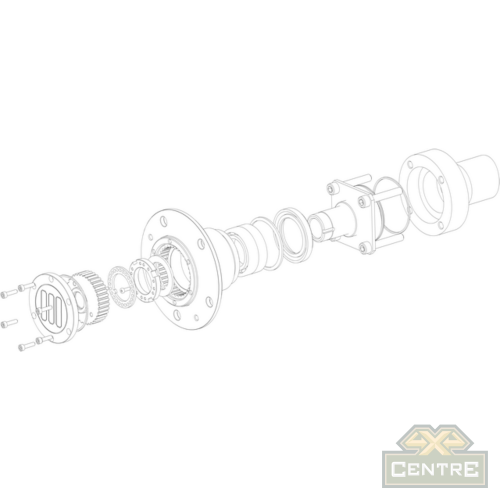 Комплект разгруженных полуосей НИВА (24 шлица/765 мм) без ABS