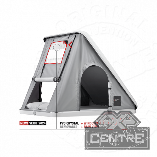 Палатка на крышу автомобиля AUTOHOME COLUMBUS VARIANT X-LARGE, тент серый, лестница 215 мм