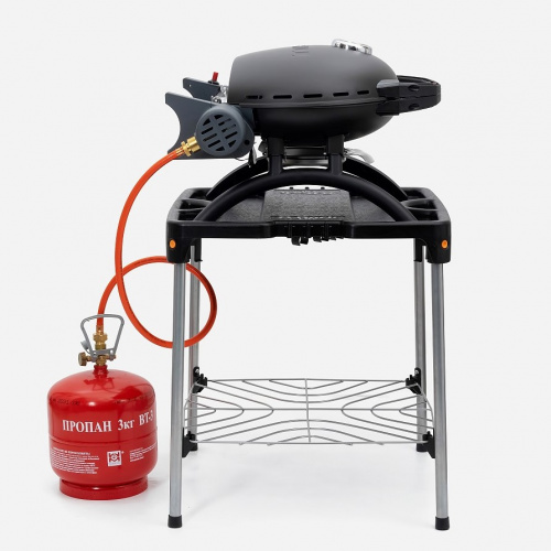 Гриль газовый O-GRILL 500MT синий (в комплекте адаптер тип А)