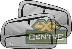 Комплект органайзеров для окон багажника Mitsubishi Pajero 4 серый