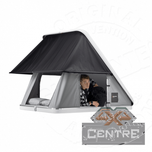 Палатка на крышу автомобиля AUTOHOME COLUMBUS VARIANT X-LARGE, тент серый, лестница 215 мм