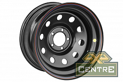 Диск OFF-ROAD Wheels  JEEP стальной черный 5х114,3 8xR16 d84 ET-19 (круг. мелкий)