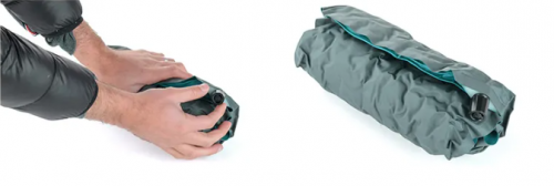 Подушка самонадувающаяся Naturehike 46х27х9,5 см (Желтый)
