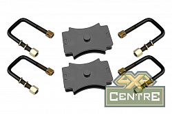 Комплект стремянок и проставок РИФ для лифта передних рессор ГАЗ Соболь 30 мм