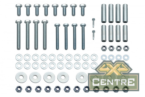 Бампер РИФ силовой задний Renault Duster 2021+ c квадратом под фаркоп, калиткой и подсветкой номера