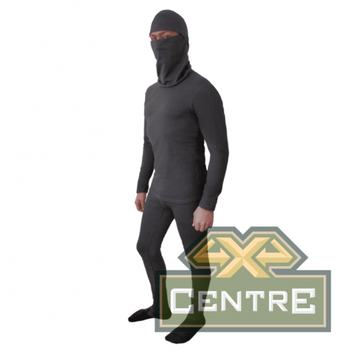 Термобелье комплект Btrace Mild Fleece (Футболка с длинными рукавами + кальсоны), XXL (58-60) Черный
