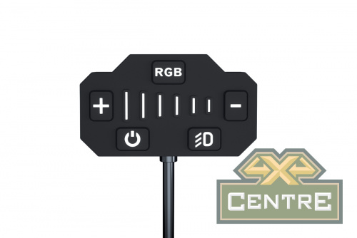 Светодиодная фара комбинированного света света AURORA 254 мм 124W LED (серия RGB)