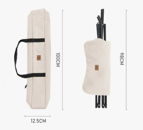 Кресло туристическое Naturehike складное, черное, до 120 кг