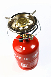 Горелка газовая одноконфорочная туристическая, диаметр 164 мм