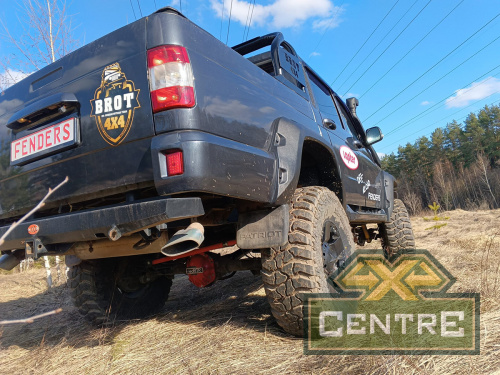 Расширители колёсных арок УАЗ Пикап NEW (без накладок на бампер) рестайлинг