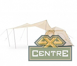 Палатка Naturehike Ango 3-местная, быстросборная, бежевая, со стойками