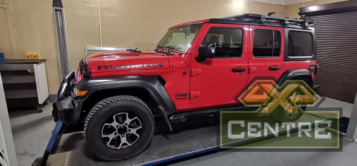 Багажник экспедиционный (платформа) алюминиевый РИФ 1350x1690 мм для Jeep Wrangler JL 2018+ (с крепежом)