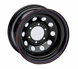 Диск OFF-ROAD-WHEELS Toyota/Nissan стальной черный 6x139,7 6x7R16 d110 ET-15 (круг. отв.)