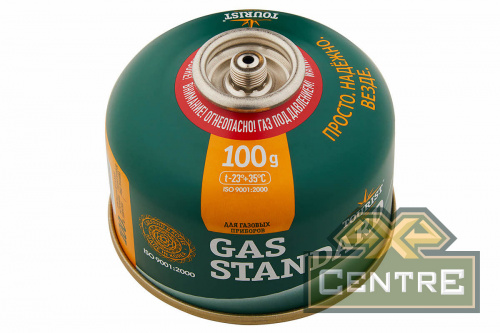 Баллон газовый резьбовой STANDARD 100 г. TOURIST