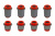 комплект сайлентблоков передней подвески ваз нива (lada 4x4)