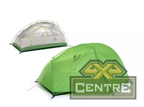 Палатка Naturehike Star-river Si 2-местная, алюминиевый каркас, сверхлегкая, зеленый