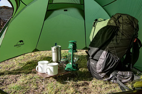 Палатка Naturehike Opalus 2-местная, алюминиевый каркас, зеленый