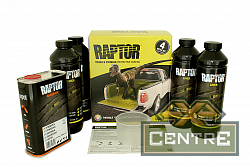 Покрытие защитное повышенной прочноcти RAPTOR черное, с отвердителем 2K U-POL 4л+1л