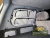 Комплект органайзеров для окон багажника Toyota Land Cruiser 100 серый