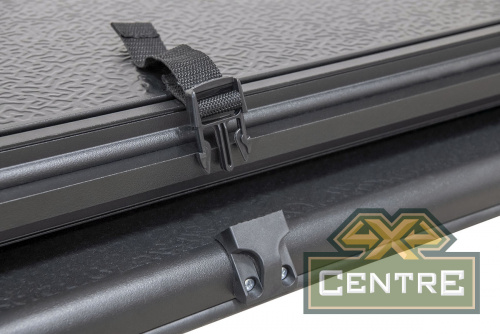 Крышка кузова Toyota Hilux Vigo 2005-2013, трёхсекционная, алюминиевая, черная