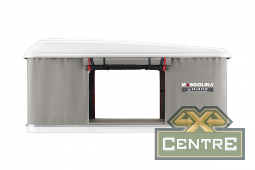 Палатка на крышу автомобиля AUTOHOME MAGGIOLINA AIRLANDER PLUS SMALL, серый тент, лестница 215 мм