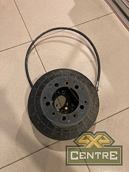 Задний тормоз правый для ГАЗ Соболь в сборе с тросом и барабаном